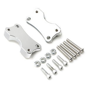 Custom Chrome Front Fender Risers Adapter Spacer Mount Kit Gloss Black Chrome Fit For Harley Touring 2014+