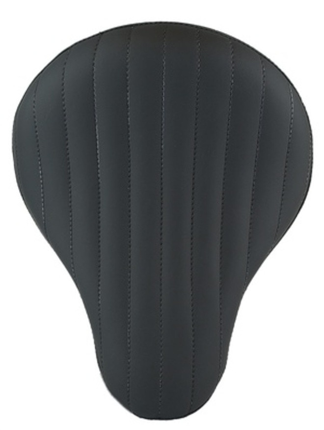 BLACK CHOPPER BOBBER 16" ELIMINATOR SOLO SEAT TUK N ROLL