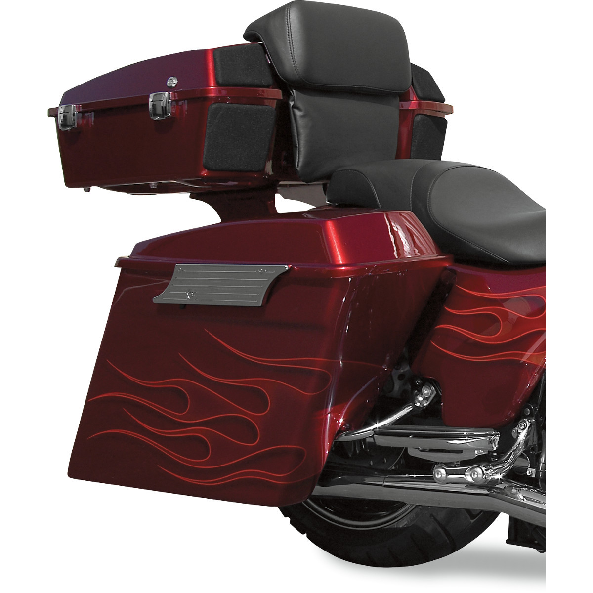 Cycle Visions #CV7260 - Saddlebag - with Exhaust Cut-out - Left