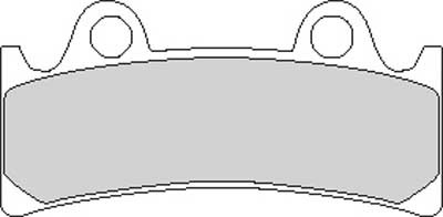 FERODO P ORGANIC PAD PM 6PSTN 125X6 CALIPER