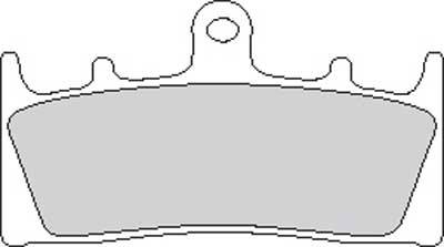 FERODO P ORGANIC PAD FD & BREMBO 6PSTN CALIPER