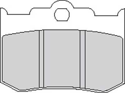 FERODO P ORGANIC PAD PM 4PSTN 137X4 CALIPER