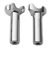 Custom Chrome 3.5" Forged Aluminum Handlebar Top Riser Fit For 3.5" Riser Center