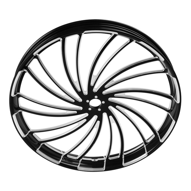 Custom Chrome 26 3.5" Twister Front Wheel Rim Fit For Harley Touring Glide 2008-2024 Non ABS Black