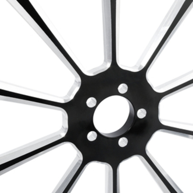 Custom Chrome 23 3.5" Front Wheel Rim Fits For Harley Touring Glide 2008-2024 Non ABS Black Dalia