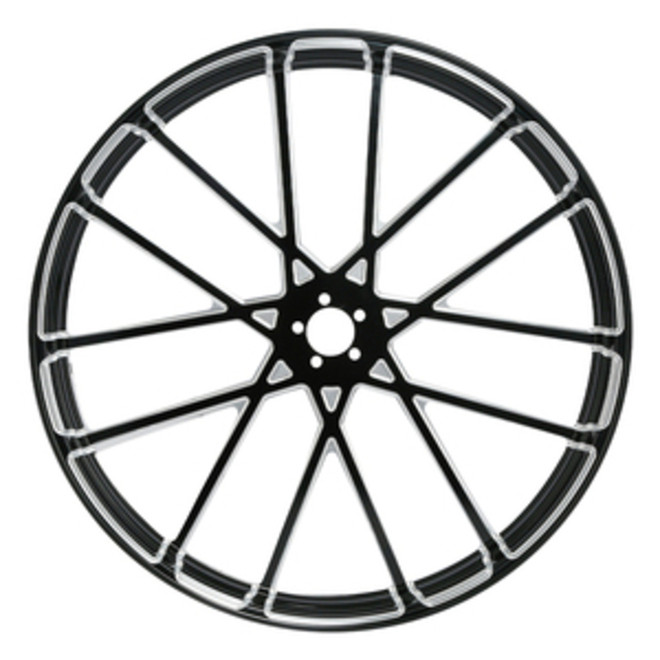 Custom Chrome 26 3.5" Prism Black Anodized Front Wheel Rim Fits For Harley Touring Glide 2008-2024