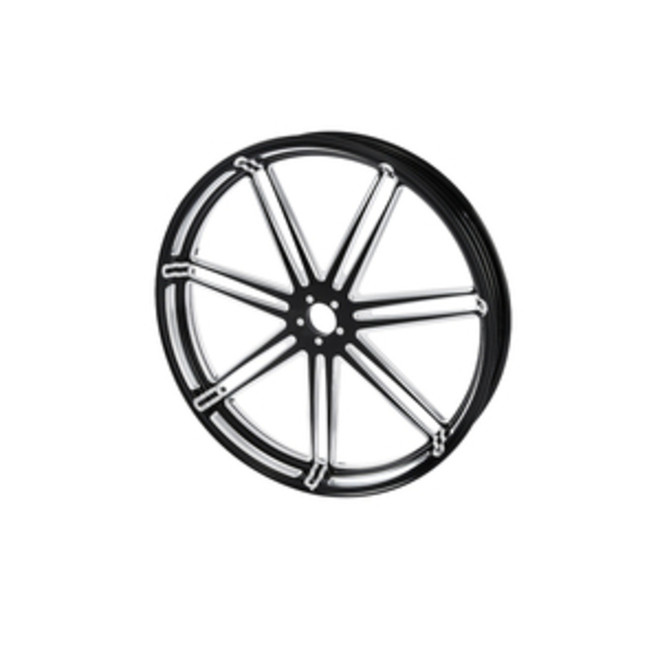 Custom Chrome 23 3.5" Black Anodized Front Wheel Rim The Vee Fits For Harley Touring 2008-2024