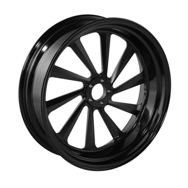 Custom Chrome 18 5.5" Rear Wheel Rim Black Billet 10 Spokes Fit For Harley Touring Glide 08-up