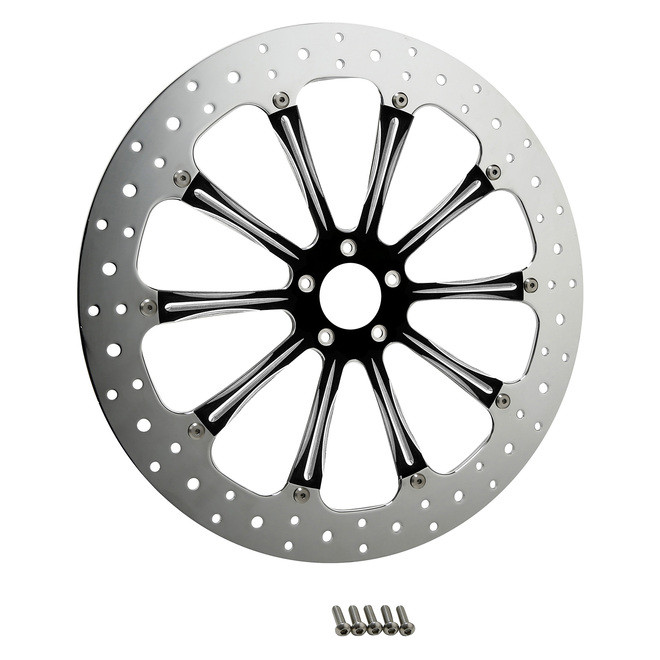 18" CONTRAST CUT/ POLISHED FRONT TWO-PIECE ROTOR