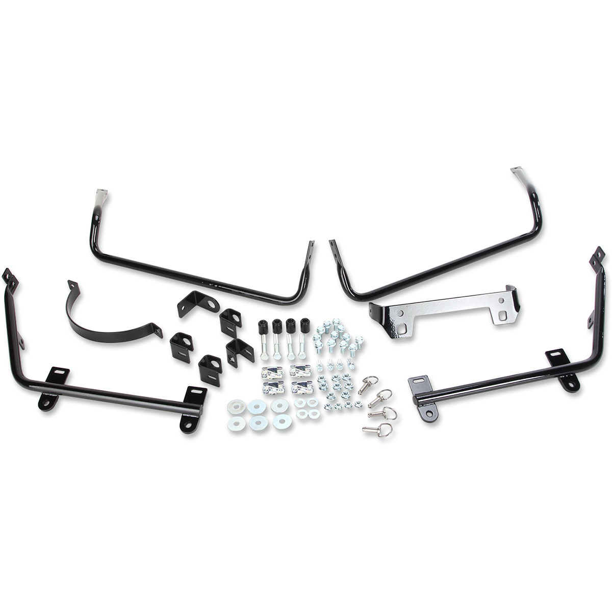 Cycle Visions #CV7405B - Bagger Tail - Black - FXD '00-'05