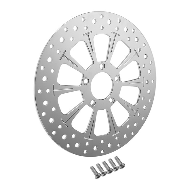11.5" POLISHED STEELESS STEEL REAR BRAKE ROTOR