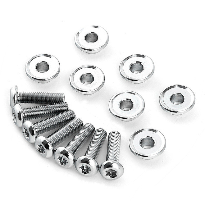 BUTTON HEAD FRONT TORX PAN HEAD SCREW M8 FITS 09-UP MODELS