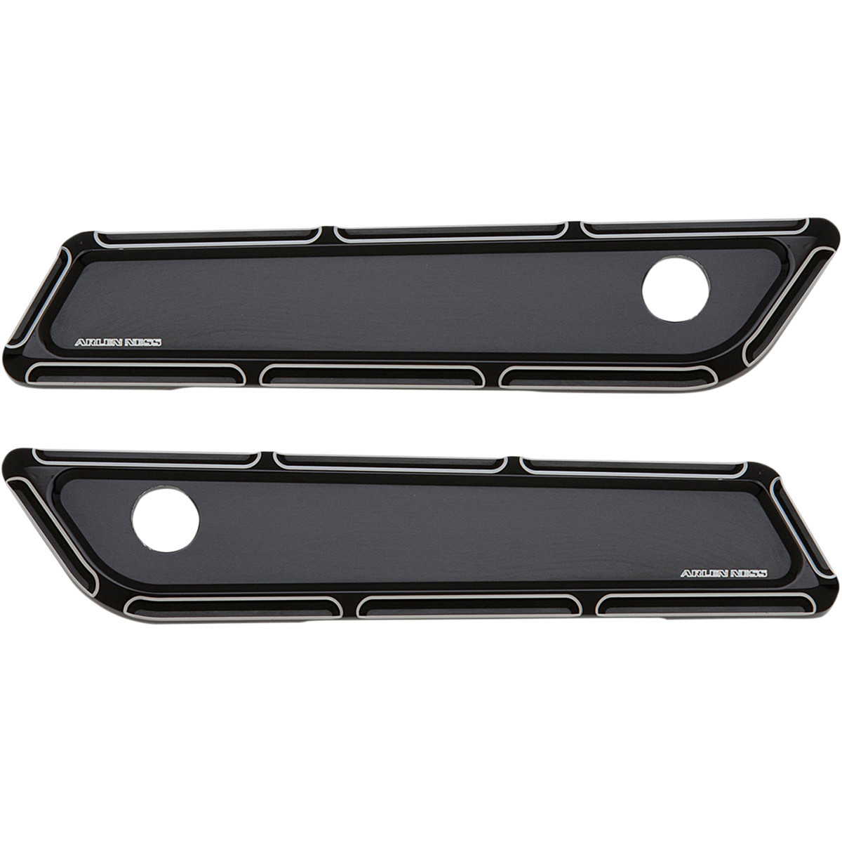Arlen Ness #03-585 - Beveled Latch Cover - Black