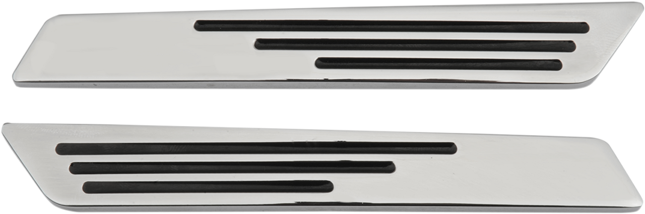 Saddlebag Hinge Inserts - Chrome - 14-19