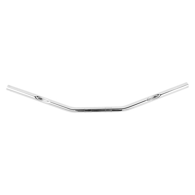 Santee 1 - Steel 32" Wide Low Handlebars Chrome Fit For Harley '82-up with Wiring Recess