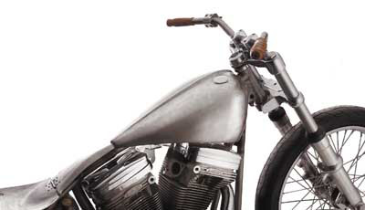Santee 2.35 Gal.Cole Foster Bobber Gas Fuel Tank Fit For Harley EVO Softail model 84-99