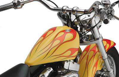 Santee 2.35 Gal.Bobber Gas Fuel Tank Fit For Harley Carburated Twin Cam 88 Softail 00-06