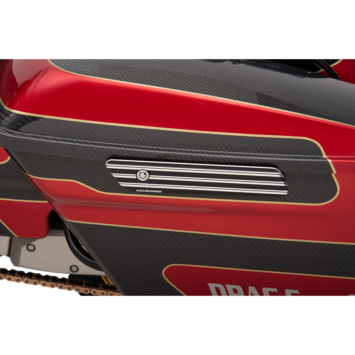 Arlen Ness #03-608 - 10-Gauge Hinge Covers - Black - '14-'24
