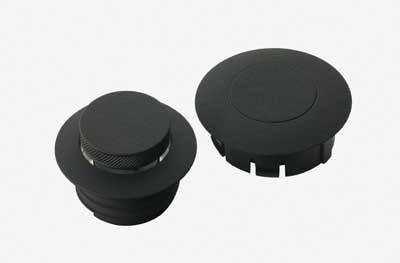 Custom Chrome Black Billet Aluminum Vented Dummy Gas Cap Set Fit For Harley 96-Up Model