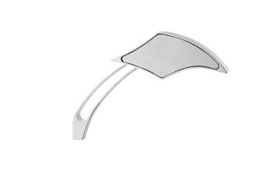 Custom Chrome Chrome Rearview Side Mirrors Slotted Stem Fit For Harley Touring Sportster Dyna