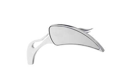 Custom Chrome Chrome Rearview Side Eclipse Mirrors Flame Stem Fit For Harley Touring Sportster