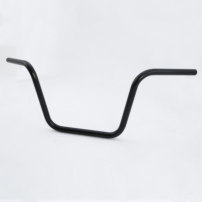 Santee Matte Black 1" Ape Hanger Handlebars 12 - rise, 8 - center Fit For Harley