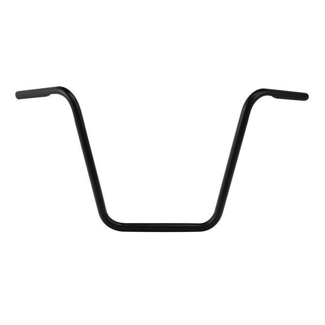 Santee Matte Black 1" Ape Hanger Handlebar 16 - rise Fit For Harley with Wiring Recess