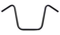 Santee 1" Ape Hanger Bar 16" Rise Handlebar Knurled & Pre-drilled Chrome Matte Black Fit For Harley