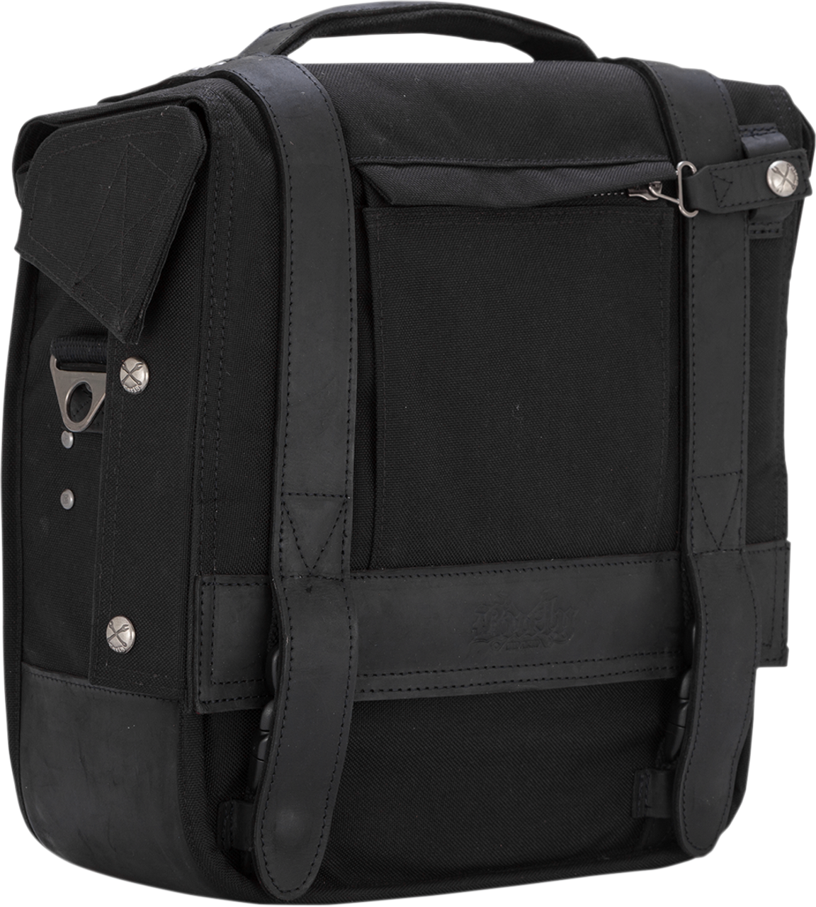 Burly Brand #B15-1000B - Detachable Saddlebag - Black