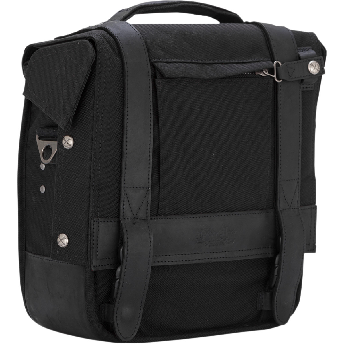 Burly Brand #B15-1000B - Voyager Detachable Cordura® Saddlebag - Black