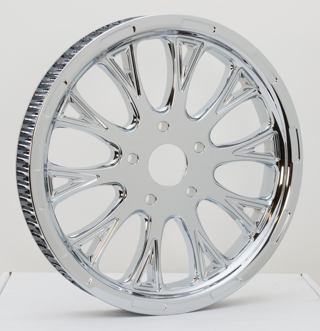 70T X 1-1/8 PULLEY HYDRO CHR