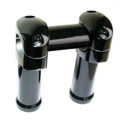 BLK. RISER KIT 1 PC TOP CLAMP