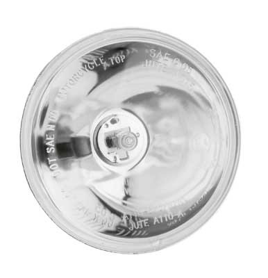 Custom Chrome 4.5" Halogen Spotlamp Sealed Beams Smooth Reflector Fit For Harley