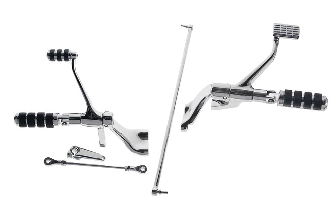 Custome Chrome Forward Controls Pegs Kits Chrome Fit For Harley Sportster XL 883 1200 2004-2013