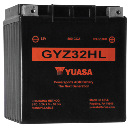 MAINTENANCE FREE BATTERY FOR 12 VOLT MODELS - GYZ16HL - 240 CCA