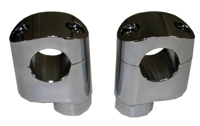 2.25" OFFSET RISERS CHROME