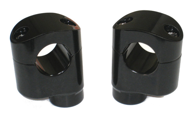 2.25" OFFSET RISERS BLACK