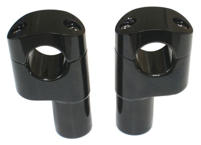 3.25" OFFSET RISERS BLACK