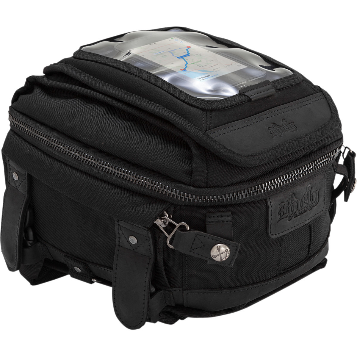 Burly Brand #B15-1010B - Tank Tail Bag - Black