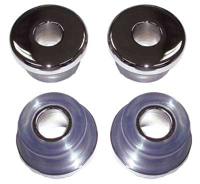 Custom Chrome Heavy-Duty Polyurethane Handlebar Damper Kit Chr Clear Fit For Harley Sportster