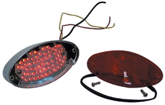 V-FACTOR 12 VOLT CATEYE TAILLIGHT ASSEMBLY FOR  CUSTOM USE