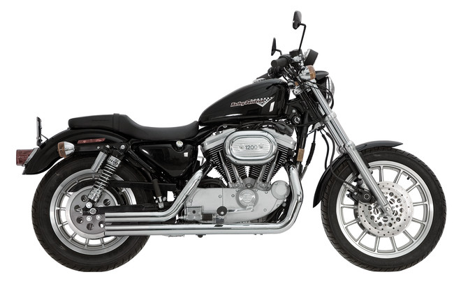 SHORT CUT 2.25 DRAG PIPES 86-03 XL CHR