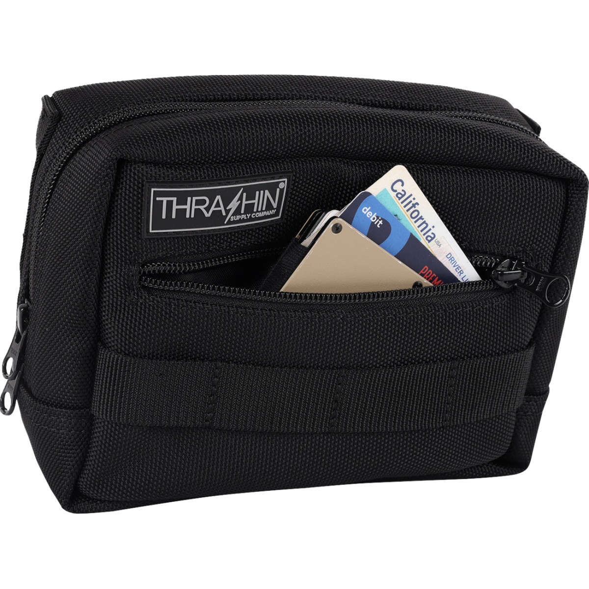 Thrashin Supply CO. #THB-0005 - Handlebar Bag - Black