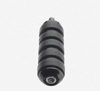 Custom Chrome Black V-KUSHION Extended Toe Peg (3 1/2 - Long) Shifter Peg Fit For Harley