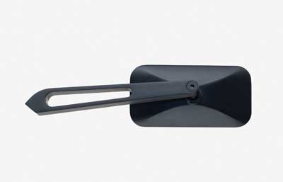 Custom Chrome Black Rear-View Mirror Rectangle Long Stem Fit For Harley