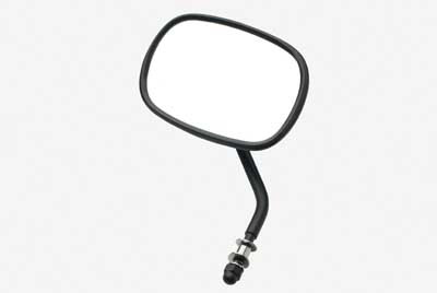 Custom Chrome Black Rear-View Mirror Plain-Stamped Fit For Harley