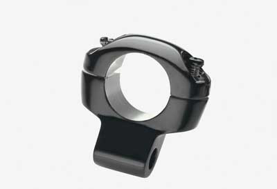 Custom Chrome Black Custom Rear-View Mirror Clamp Fit For Harley