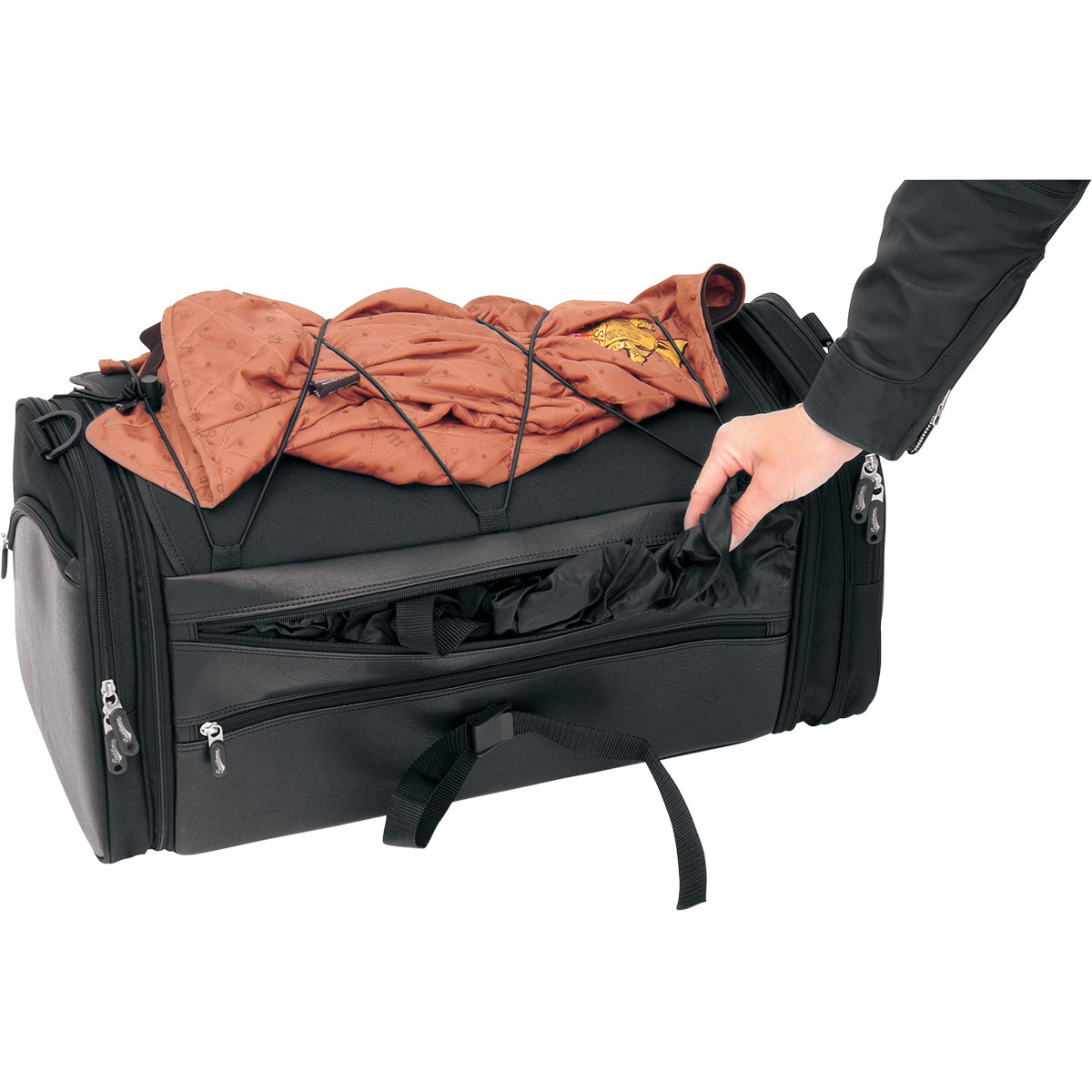 Saddlemen #3515-0076 - TR3300DE Deluxe Rack Bag