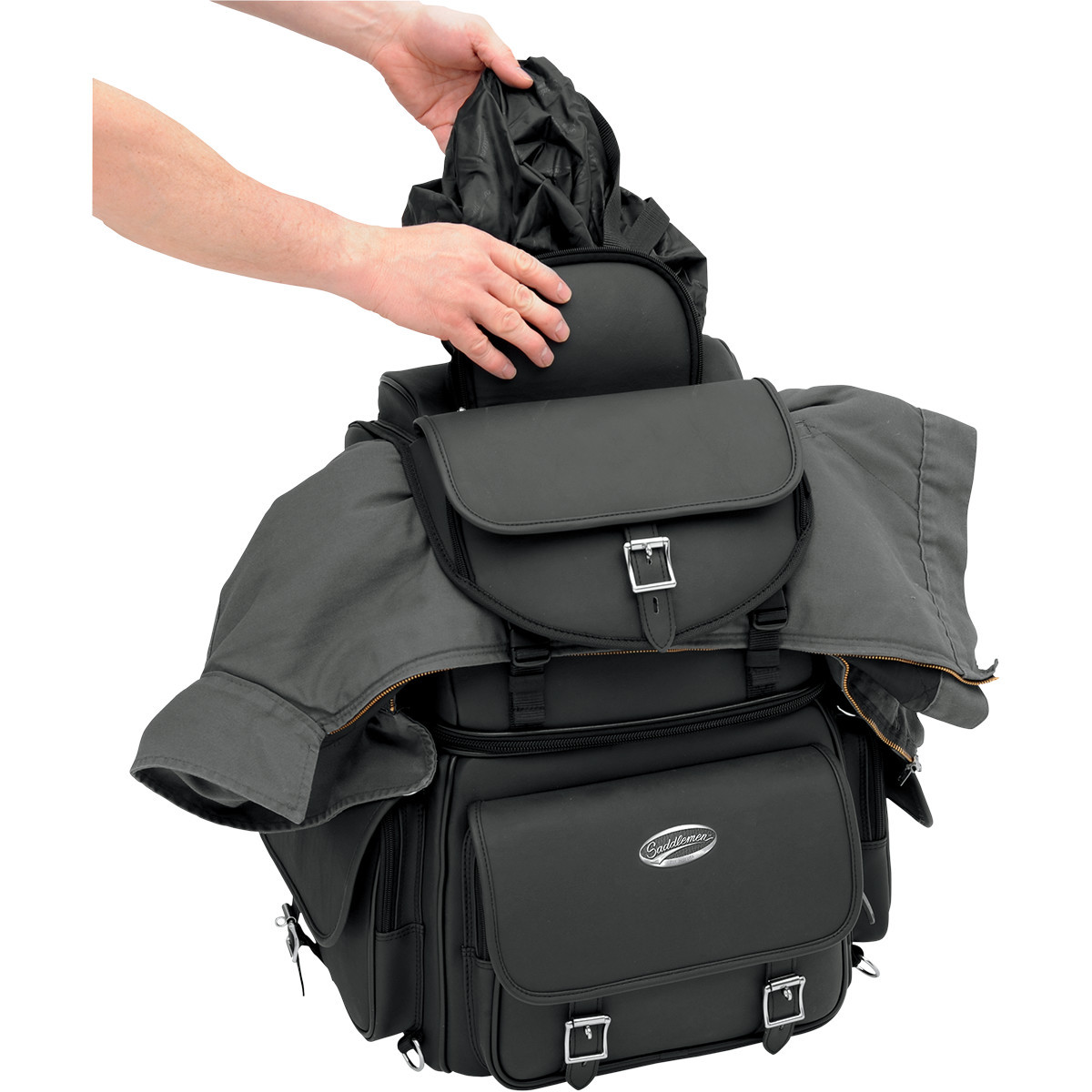 Saddlemen #EX000440 - Sissy Bar Bag - Black