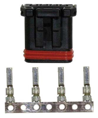 JAE 4-WAY SOCKET HOUSING AND TERMINALS